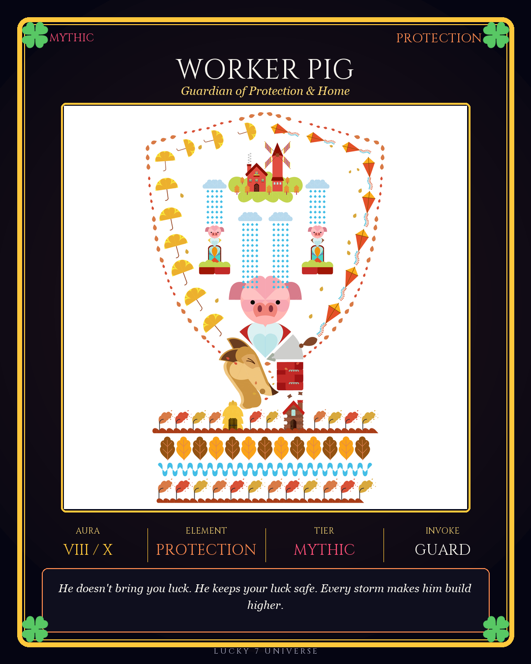 Worker Pig — Guardian of Protection